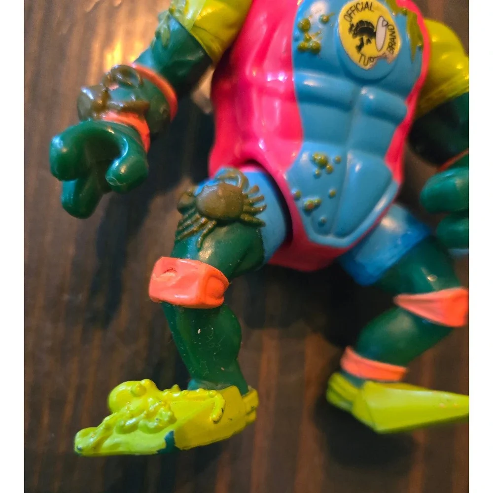 Playmates‎ Official Toonage Dude Turtle TMNT Action Figure 1990 Vintage